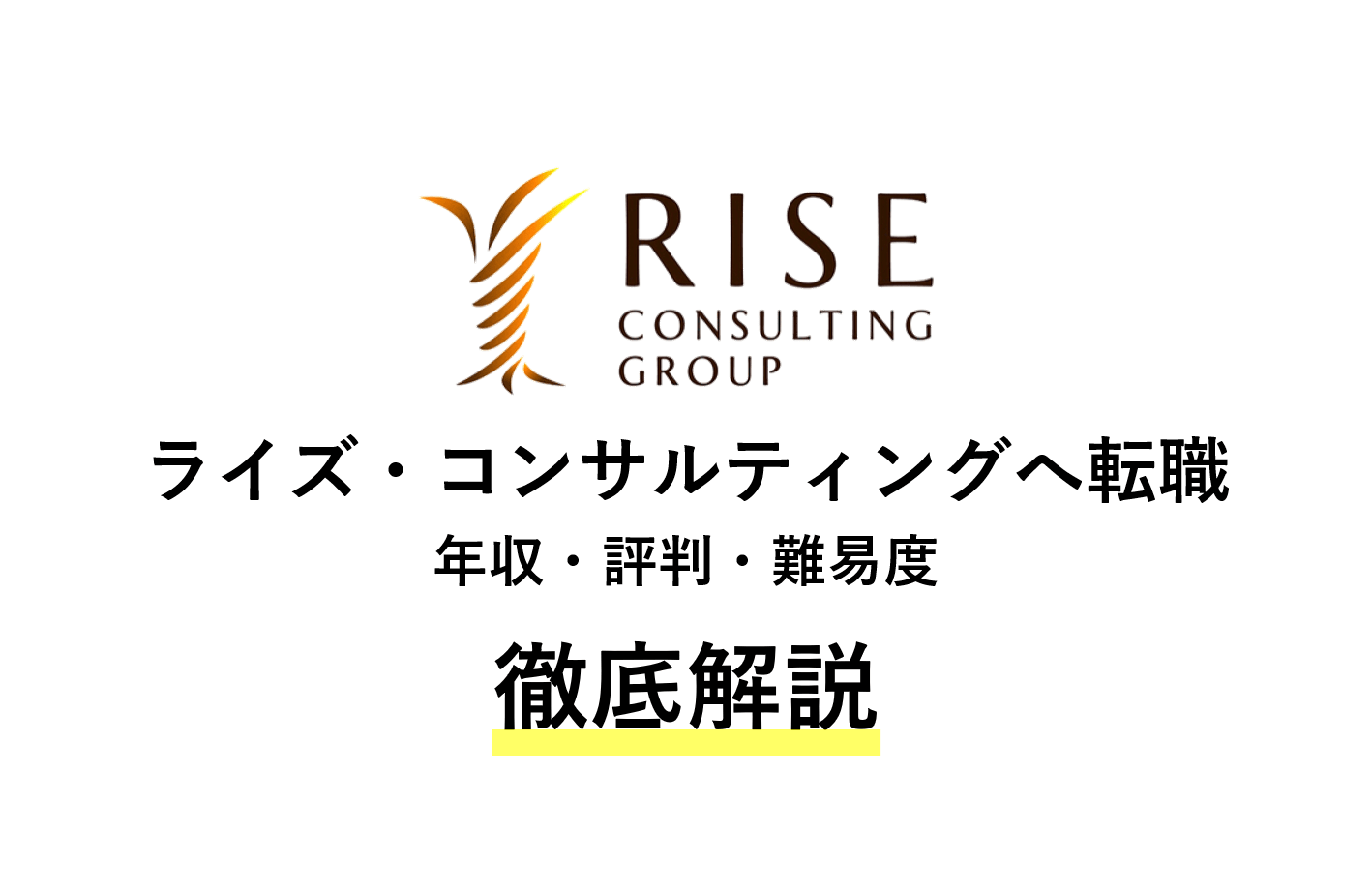 ライズ コンサルティングに転職 年収 評判 難易度を解説 コンサルキャリア